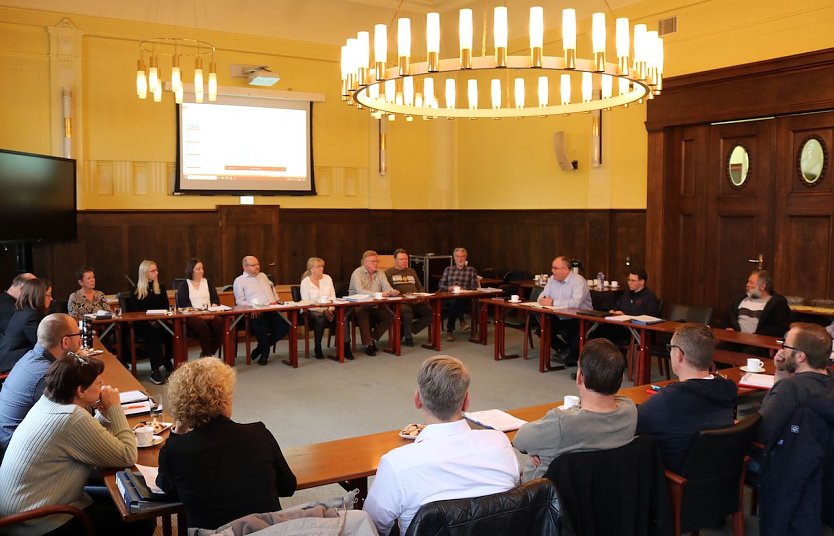 Beratung der Bau&auml;mter in Nordhausen (Foto: J.Piper)
