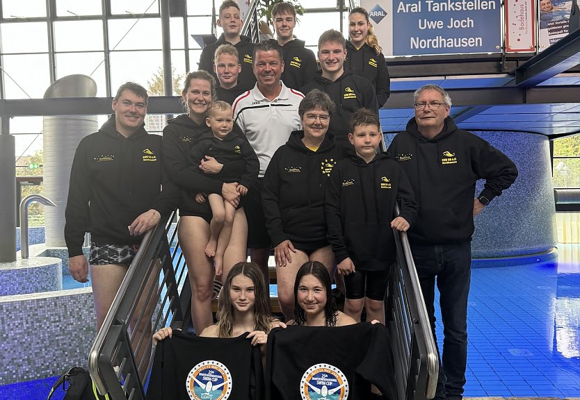 Diese Nordh&auml;user Schwimmer fahren nach Esbjerg  (Foto: K.Berndt)