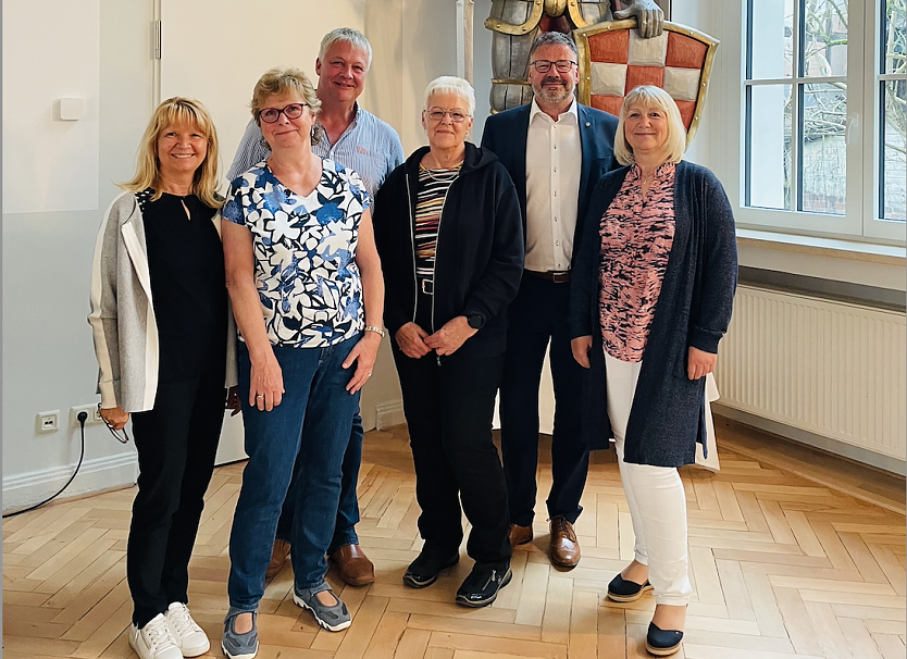 Der neue Vorstand des F&ouml;rdervereins Kulturhaus Bleicherode (Foto: J&ouml;rg Lorenz)