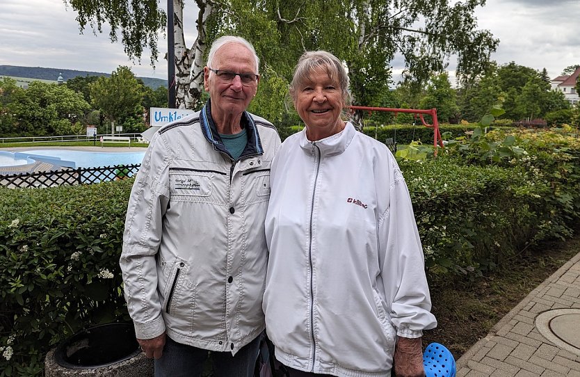 Das Ehepaar Margrit und Peter Zobel aus Jecha (Foto: Janine Skara)