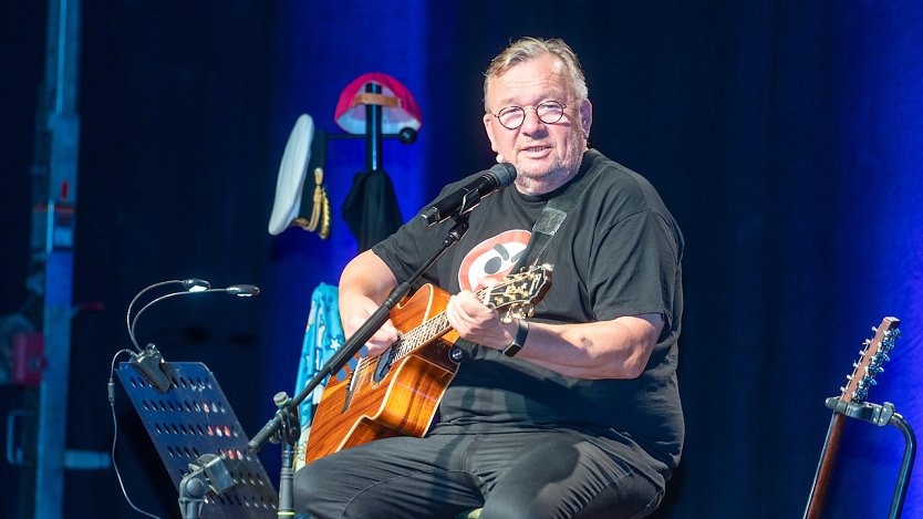 Bernd Stelter im Erlebnisbergwerk (Foto: S.Tetzel)