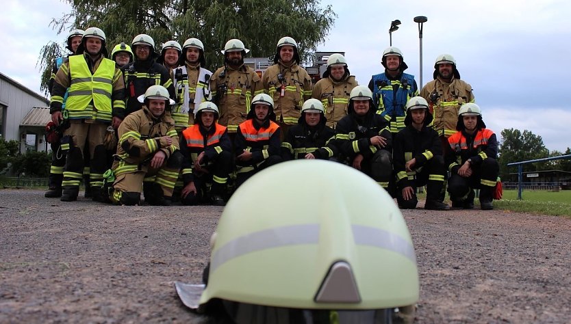 Feuerwehr&uuml;bung in Sundhausen (Foto: Stadtverwaltung)