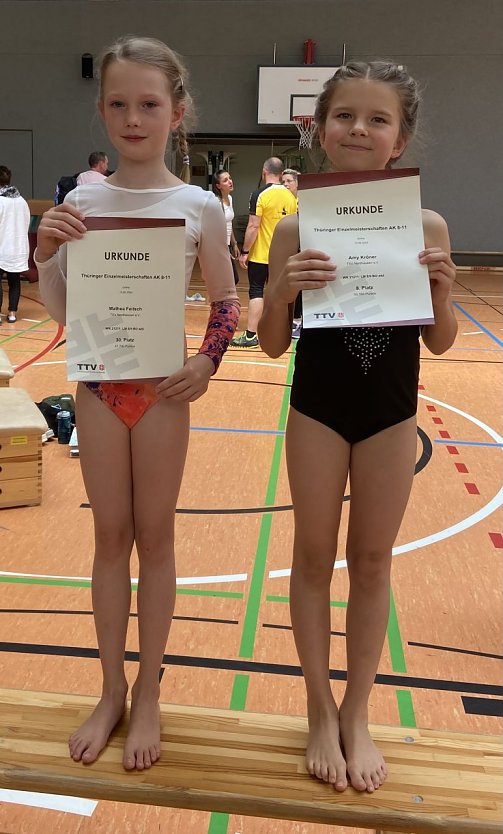 Mathea Feitsch und Amy Kr&ouml;ner (Foto: TSV)