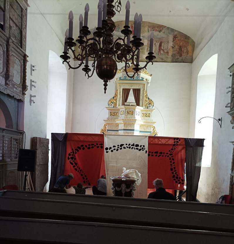 Probe in der Kirche (Foto: Sandra Hesse)