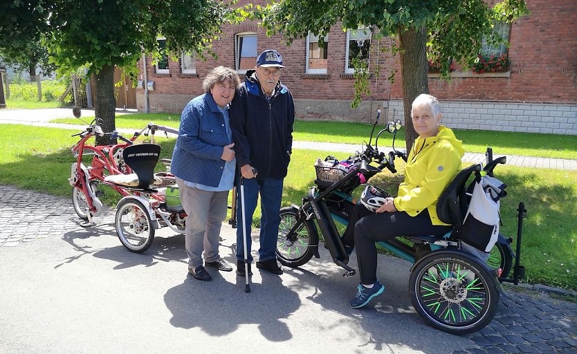 Zuf&auml;lliges Tandemtreffen in Hachelbich (Foto: Thomas Leipold)