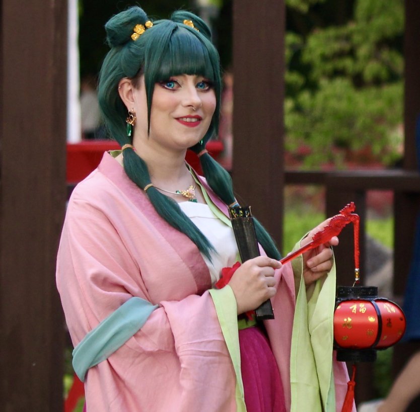 TANABATA im Japanischen Garten in Bad Langensalza (Foto: Eva Maria Wiegand)