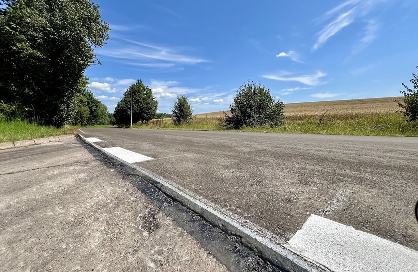 Wieder freigegeben: die Bielener Straße (Foto: Stadtverwaltung Nordhausen) Wieder freigegeben: die Bielener Straße (Foto: Stadtverwaltung Nordhausen)