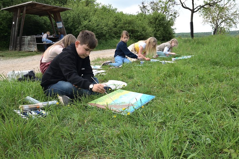 KiKu Freiluftmalerei Bad Frankenhausen (Foto: Fred Böhme) KiKu Freiluftmalerei Bad Frankenhausen (Foto: Fred Böhme)
