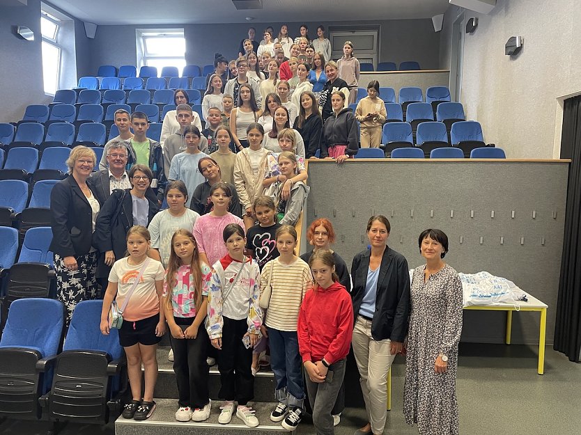 50 ukrainische Kinder erholen sich im Feriencamp Feuerkuppe (Foto: Constanze Dahlet)