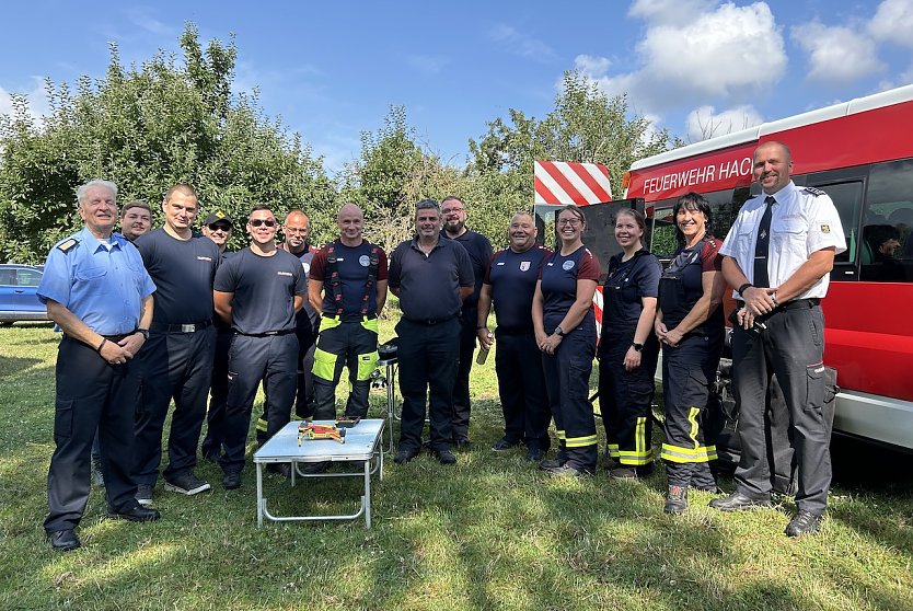 Feuerwehr-Drohnen-Einsatz im Kyffh&auml;userland bei einer &Uuml;bung (Foto: Alexander Becht)