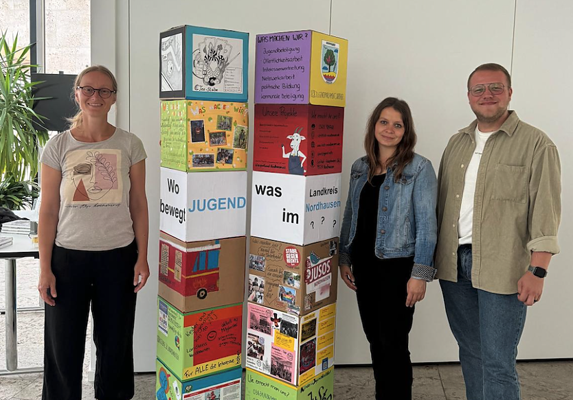 Wo bewegt Jugend was im Landkreis Nordhausen - Ausstellung in der Stadtbibliothek (Foto: KJR)