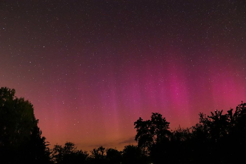 Polarlicht &uuml;ber dem S&uuml;dharz (Foto: Marie Riecher )