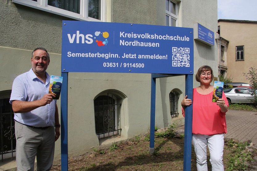 Mario Hoche-Arbeiter und Kornelia H&ouml;kelmann stellten das Semesterprogramm heute vor (Foto: agl)