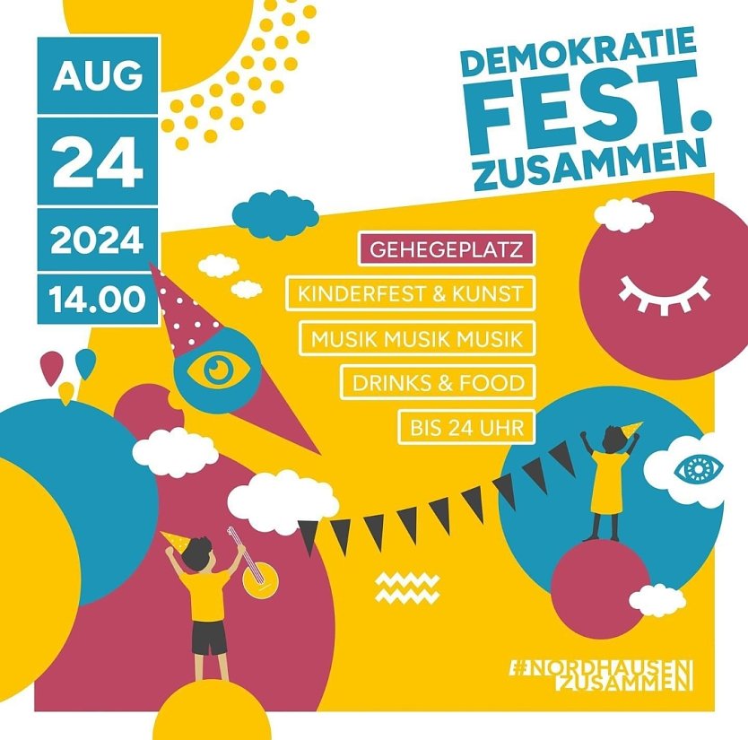 Demokratiefest Zusammen (Foto: Nordhausen Zusammen)