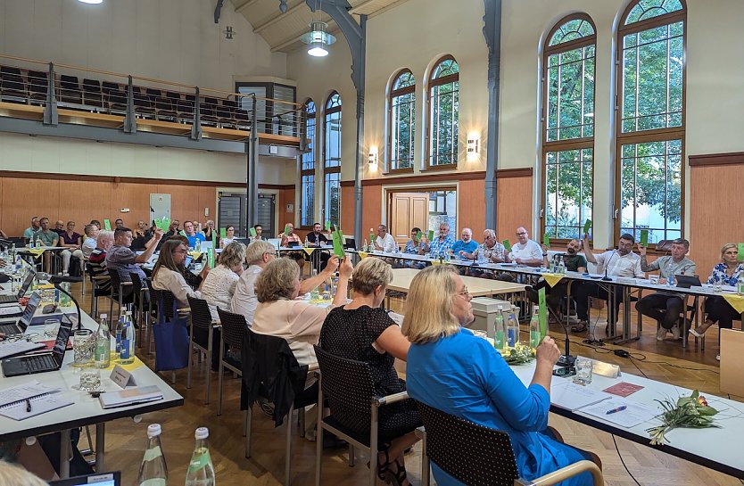 &Uuml;berwiegende Einigkeit herrschte in der 2. Konstituierenden Sitzung des Stadtrates von Sondershausen bei den Beschl&uuml;ssen und der Ernennung wichtiger Aufsichtsr&auml;te (Foto: Janine Skara)