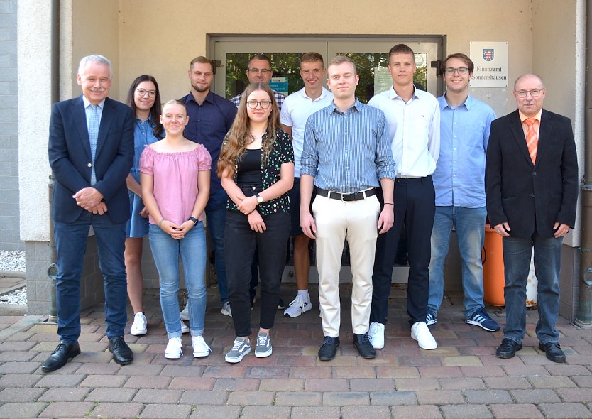 Ausbildungsbeginn beim Finanzamt in Sondershausen (Foto: Finanzamt Sondershausen)