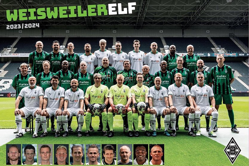 Ehemalige Bundesliga-Stars kicken in Bad Langensalza beim Salza Cup 2024 (Foto: VfL Borussia M&ouml;nchengladbach)