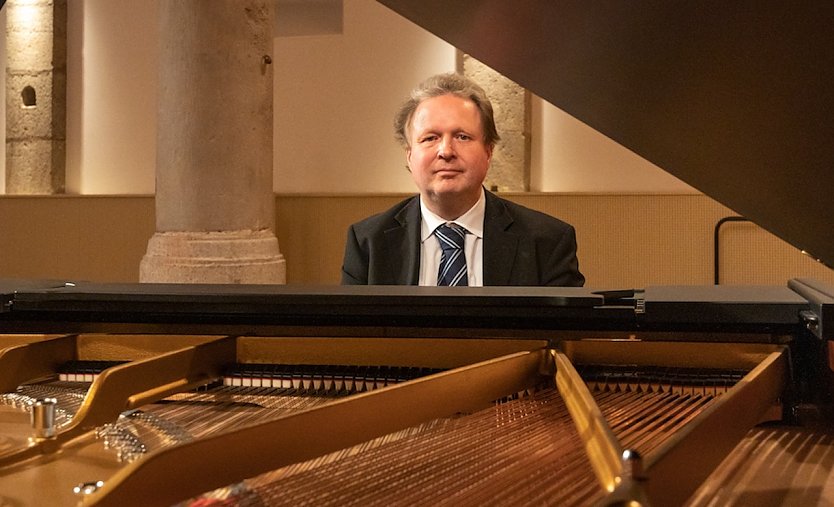 Konzertsonntag in der Landesmusikakademie mit dem Sondersh&auml;user Pianist und Musikschullehrer Ronald Uhlig  (Foto: Jana Gro&szlig;)