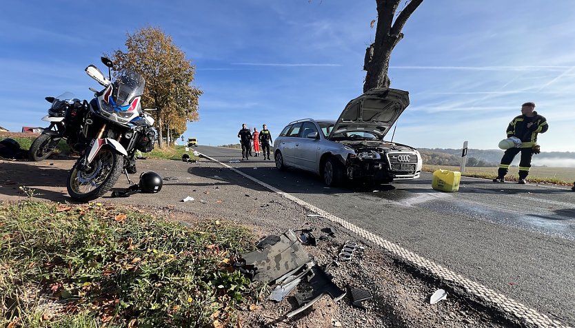 Unfall heute Vormittag (Foto: S.Dietzel) Unfall heute Vormittag (Foto: S.Dietzel)
