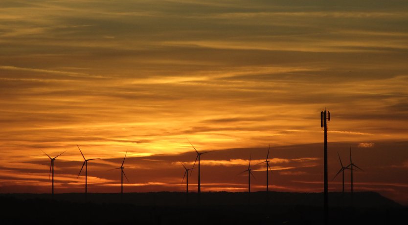 Sonnenuntergang von der Dachterrasse des Hotels F&uuml;rstenhof aus gesehen  (Foto: B.Thielbeer)