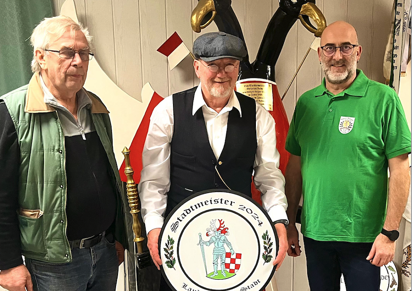 Der neue Bleicher&ouml;der Stadtmeister Peter Paul Wojczyk  (Foto: Sch&uuml;tzenkompanie 1756 Bleicherode)