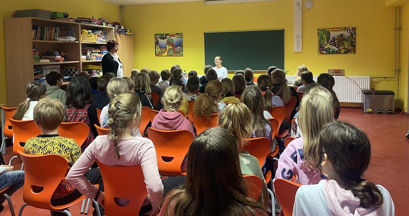 Cathlen Gawlich, Schauspielerin und Synchronsprecherin besuchte die Kurstadt-Grundschule in Bad Frankenhausen (Foto: A. Schr&ouml;ter)