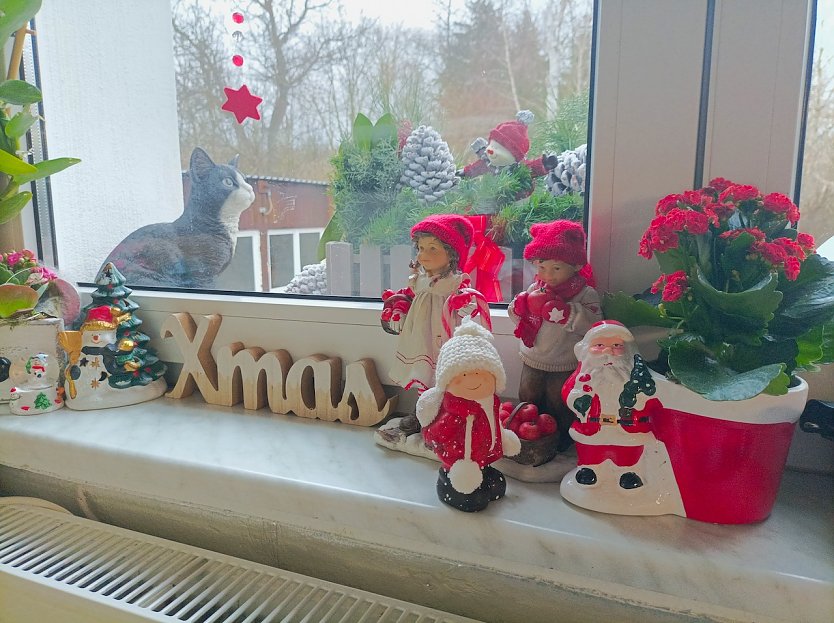 Geschmückte Fensterband im Advent (Foto: Thomas Leipold) Geschmückte Fensterband im Advent (Foto: Thomas Leipold)