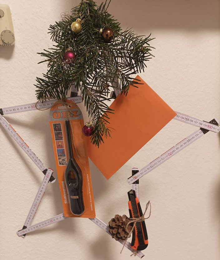 Weihnachtsstern f&uuml;r Handwerker (Foto: Thomas Leipold)