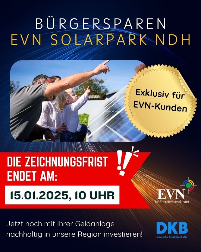 B&uuml;rgersparen mit der EVN (Foto: EVN)