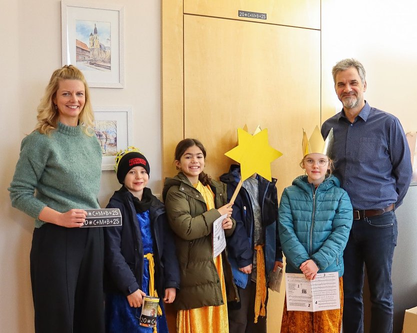 Sternsinger im Rathaus (Foto: Stadt Nordhausen)