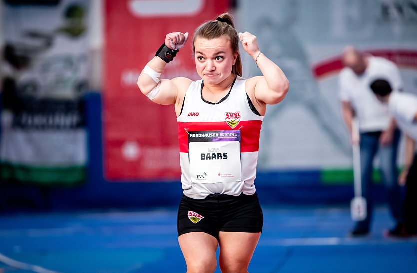 Lara Baars beim letztj&auml;hrigen Indoor in Nordhausen (Foto: Christoph Keil)