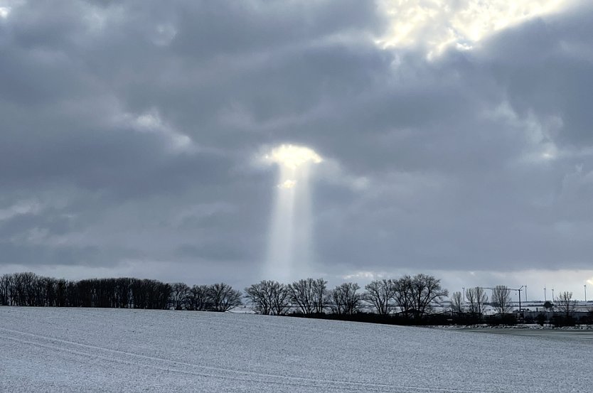Scheinwerfer auf Aschara gerichtet  (Foto: oas)