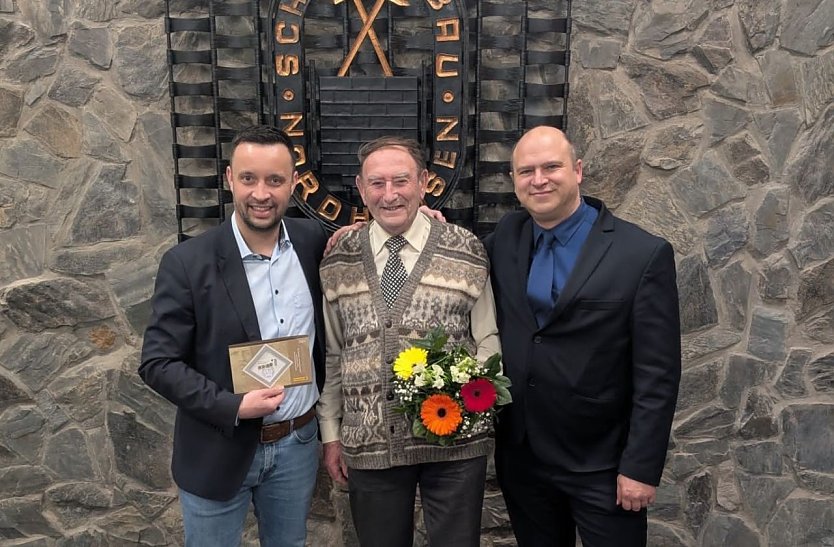 Ren&eacute; Fullmann, Dr. Werner Greiner und Henry Pasenow (Foto: L.K&ouml;nig)