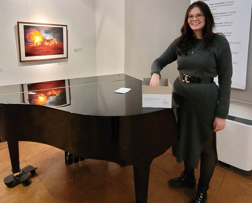 Ziehung der Preise (Foto: Stadtverwaltung Nordhausen)