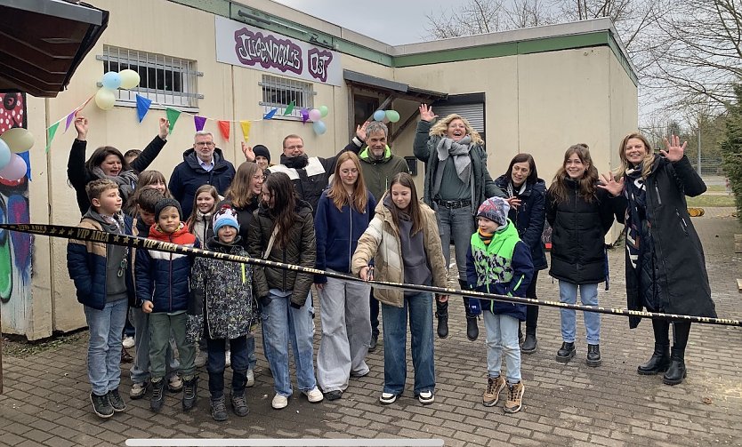 Feierliche Er&ouml;ffnung des Jugendclubs (Foto: Kreisjugendring Nordhausen)