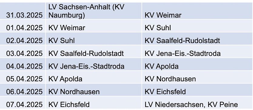 Fackellauf Laufstrecke durch Thüringen (Foto: DRK Thüringen) Fackellauf Laufstrecke durch Thüringen (Foto: DRK Thüringen)