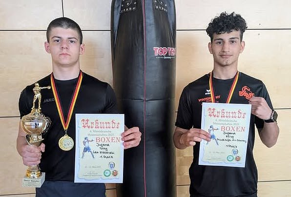 Leo und Mustafa holten Gold für Thüringen und Bad Langensalza (Foto: Felix Becke) Leo und Mustafa holten Gold für Thüringen und Bad Langensalza (Foto: Felix Becke)