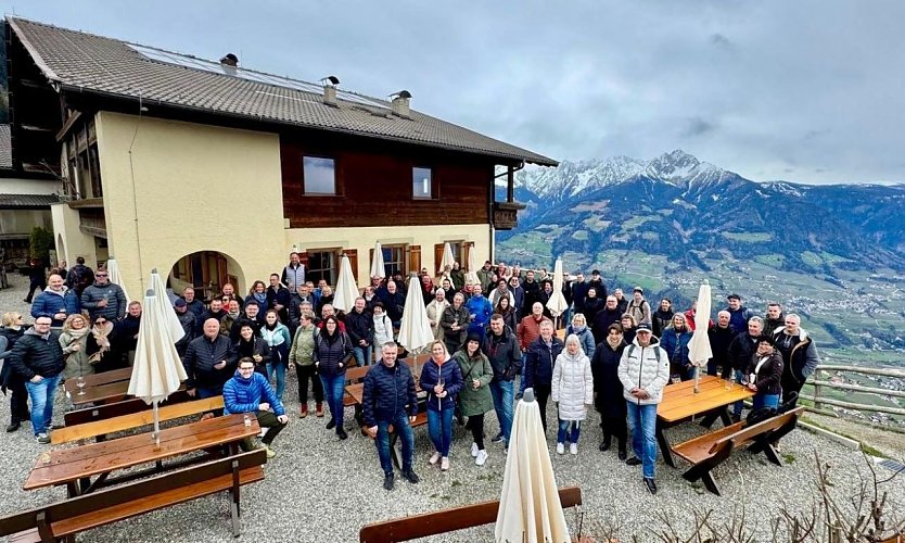 "Betriebsausflug" der Autohaus-Peter-Gruppe nach S&uuml;dtirol (Foto: privat)