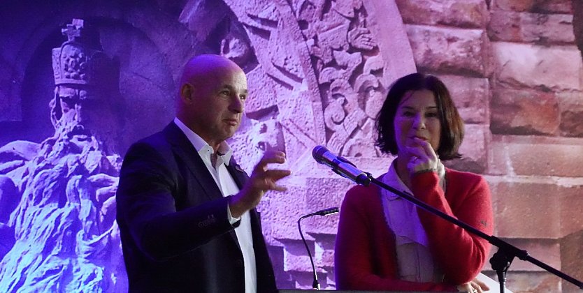 Ministerin Boos-John, Vorstand Herbst (Foto: nnz)