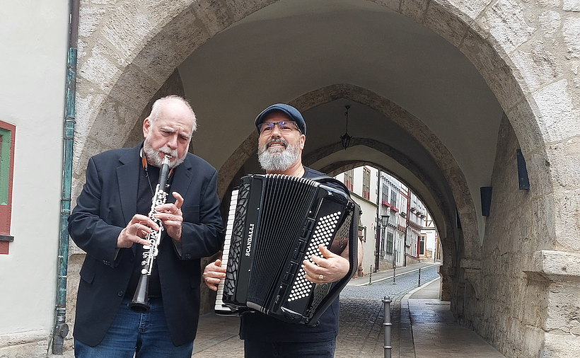 Helmut Eisel und Nico Deda (Foto: Stadt M&uuml;hlhausen)