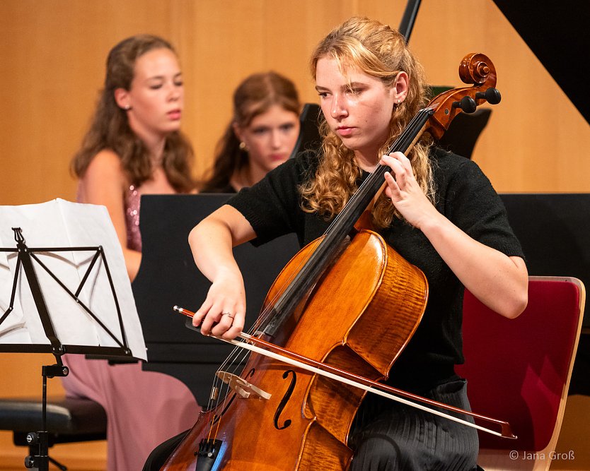 Workshop f&uuml;r Streicherkammermusik bei der Landesmusikakademie (Foto: Jana Gro&szlig;)