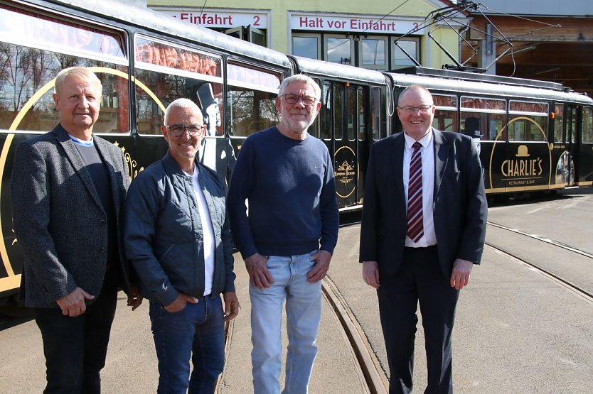 v.l.: Norbert Grahl, Axel Heck, Axel Schuhmann, Thorsten Schwarz (Foto: agl)