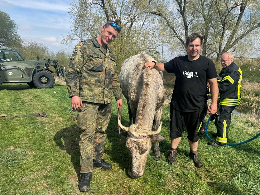 Flocke wieder auf trockenem Boden (Foto: LPI)