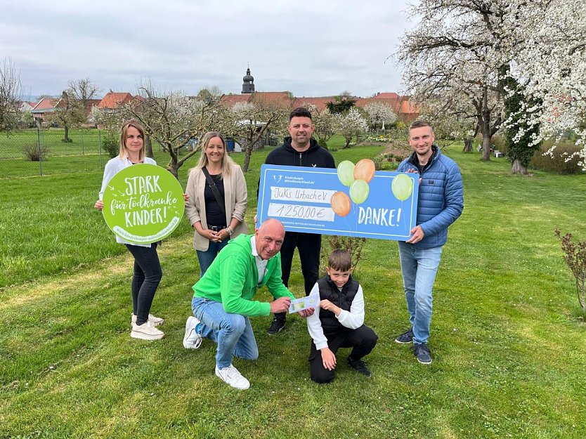1250 Euro konnte man für das Kinderhospiz Mitteldeutschland sammeln (Foto: Kevin Seifert) 1250 Euro konnte man für das Kinderhospiz Mitteldeutschland sammeln (Foto: Kevin Seifert)