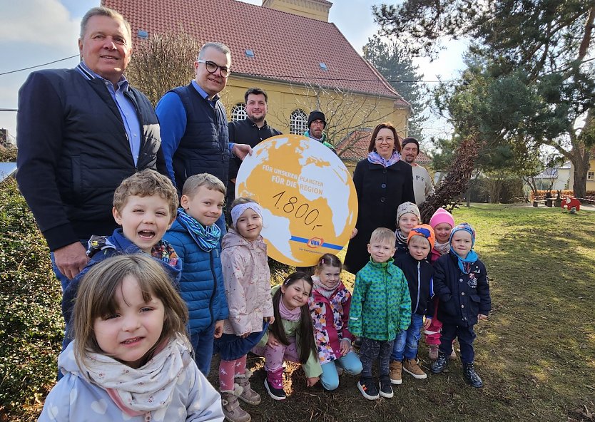Freude im Kindergarten in Pfafferode (Foto: R.Englert)