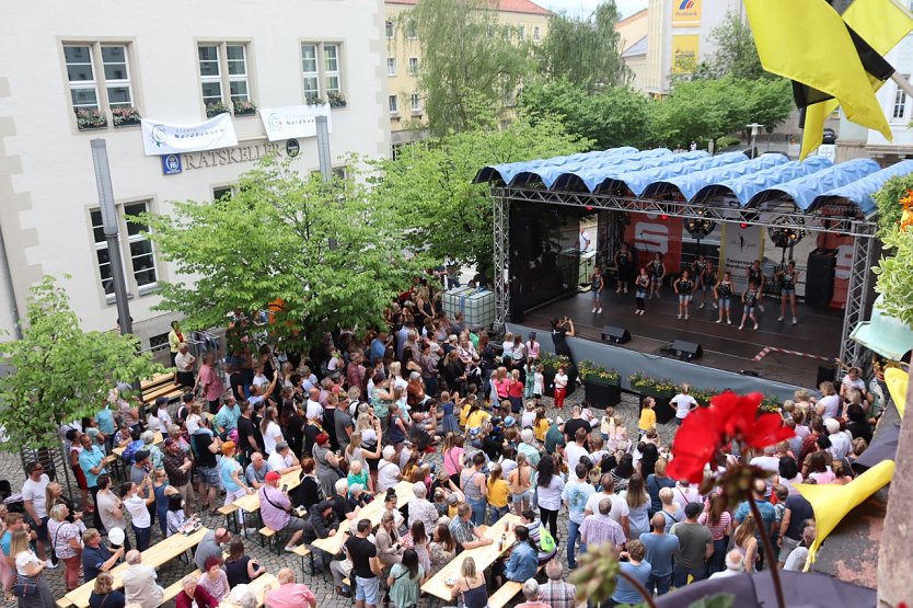 Rolandsfest vor dem Rathaus (Foto: Stadt Nordhausen)