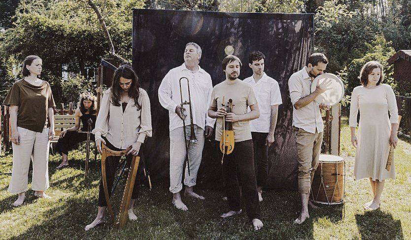 Die Musiker des Ensembles Sospiratem treten in der Unterkirche in Bad Frankenhausen auf (Foto: Antje Kr&ouml;ger Frankenh&auml;user Festspiele)