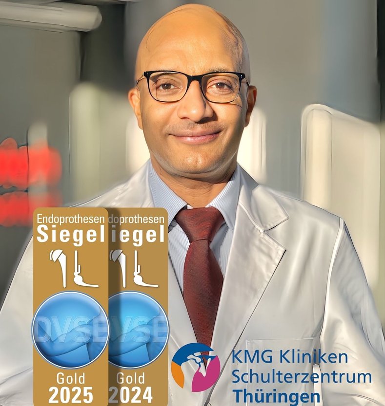 Hamo Kenawy Leiter der Schulter- und Ellenbogenchirurgie des KMG Klinikum Sondershausen (Foto: Hamo Kenawy))