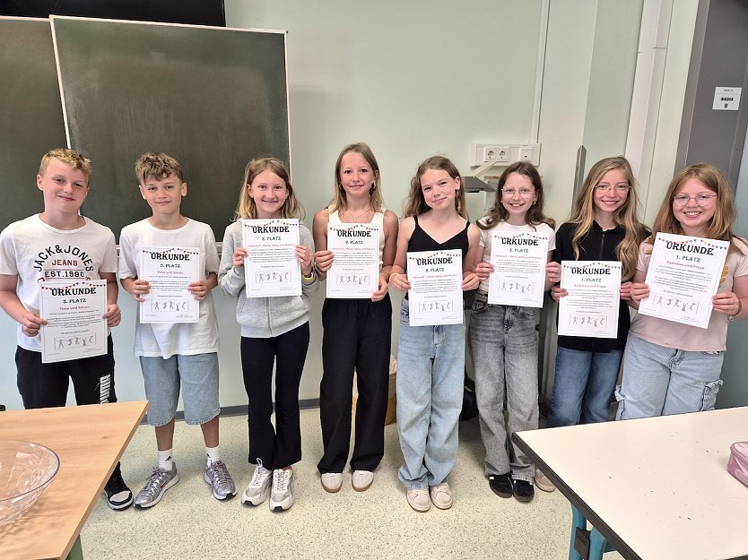 Spa&szlig; an der Medienarbeit im Worbiser Gymnasium  (Foto: N.B&ouml;hlitz)