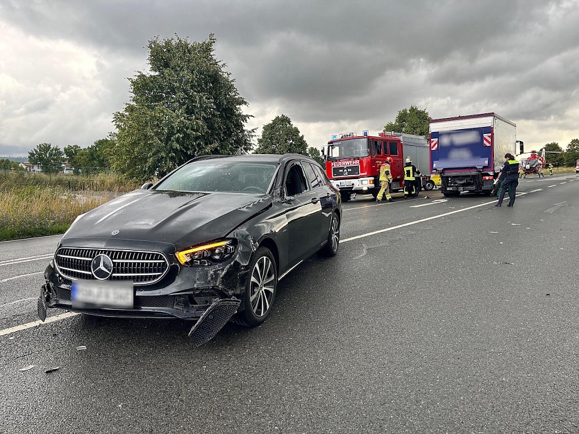 Unfall bei Urbach (Foto: S.Dietzel)